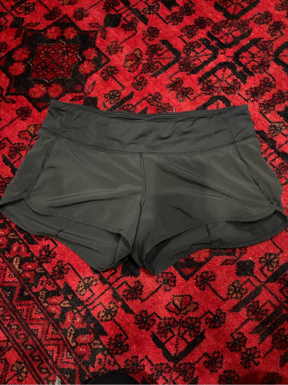 lululemon athletica Black Athletic Running Shorts